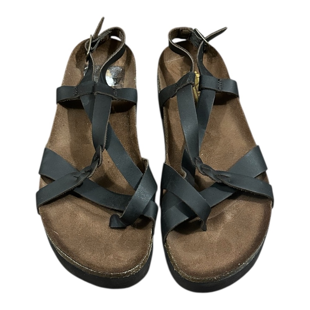 Cliffs by White Mountain Women’s Strappy Sandals – Black – Size 6M